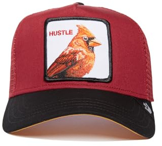 Goorin Bros. Trucker Cap Cardinal Fan Weinrot Schwarz, Size:OneSize