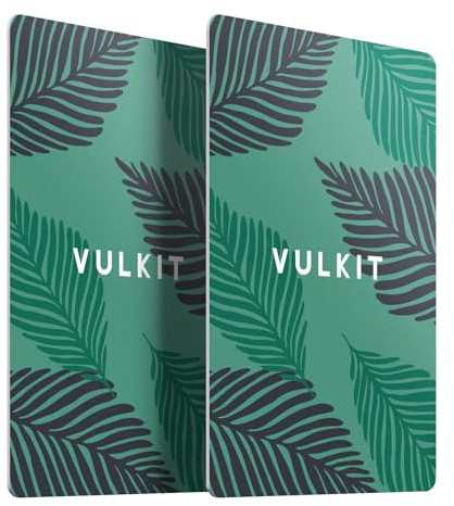VULKIT Cartes de blocage RFID, bloqueur de cartes RFID fin et protecteur de carte NFC sans contact pour votre portefeuille et passeport pour voyage, extérieur, vert feuille, Mignon