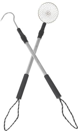 SUPVOX Setaccio Per Sabbia Gancio Da Spiaggia Setacciatrice Multifunzione Per Sabbia Conchiglie Rocce Rimovibile e Telescopica Per e Anziani