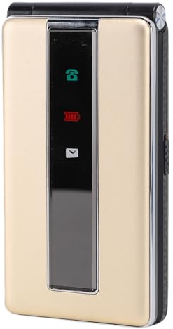 Tosuny Vänd Telefon för äldre, Mobiltelefon 2G Stora Knappar med Stor Display, Dubbel Sim, Kraftfull Högtalare, Nödtangent för Seniorer och Barn (EU)