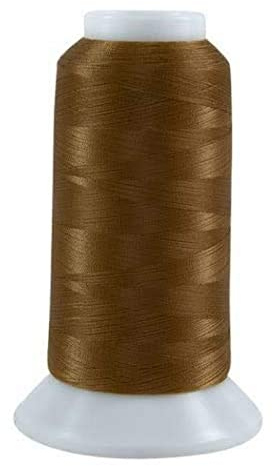 Superior Threads Bottom Line 2-Ply 60-Weight Polyester Embroidery Quilting Sewing Thread - 3,000 Yard Cone (#618 Medium Brown)