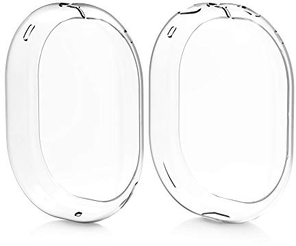 kwmobile TPU Silikon Cover kompatibel mit Apple AirPods Max Hülle - Kopfhörer Schutzhülle aus Silikon in Transparent