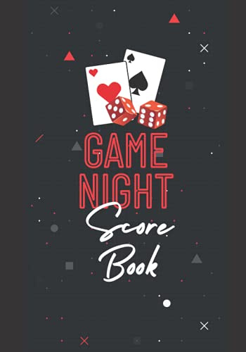 Game Night Score Book: Score Keeping Notebook for Group Games and Family Game Nights for Keeping Track of Players, Games and Rounds