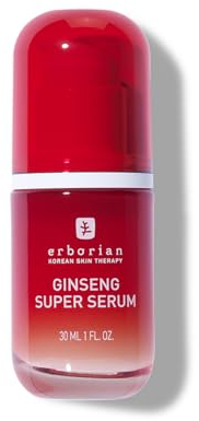 Erborian Ginseng Super Serum - Anti-Falten-Serum - Koreanische Pflege gegen Müdigkeit mit Ginseng-Komplex - Glättet & strafft Weiche Haut - 30 ml