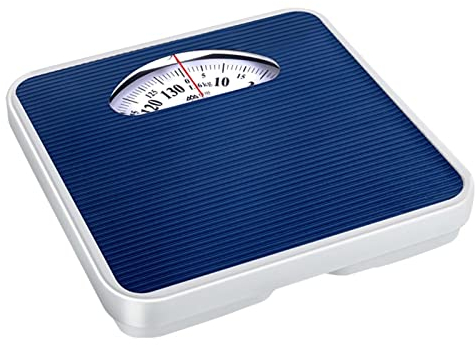 OUSIKA Mechanische Personenwaage, übergroßes Zifferblatt for einfaches Ablesen, wasserdichte und rutschfeste Oberfläche, Ganzstahlgehäuse, for Schulen, Fitnessstudios und medizinische Einrichtungen Wa