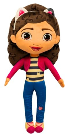 Franco DreamWorks Gabby's Dollhouse Kids Bedding Super Soft Plush Decorative Throw Cuddle Pillow, (Officially Licensed Product)