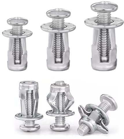 Fine jade2 Jack Nuts Petal Nuts - 45 tasselli per cavità in metallo, per pareti sottili, porte cave, lamiera di ferro (M4 M5 M6)