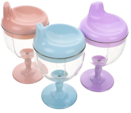 Cabilock 3pièces Gobelets à Bec Pour Tout-petits Lot De Anti-fuite Résistants Aux Chocs Pour Boissons Quotidiennes Des Garçon Et Filles
