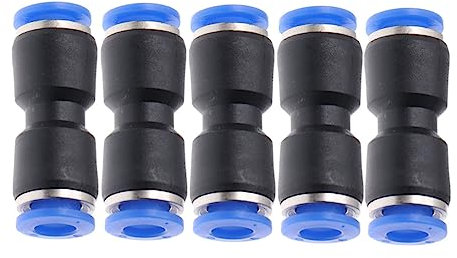 iplusmile 5Pièces Connecteur Rapide pour Tuyau Horticulture Lot de Adaptateurs Droit pour Pulvérisation et Irrigation de Jardin Raccords Pneumatiques Haute Pression