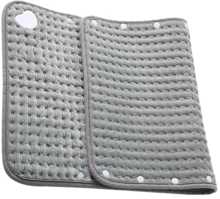 Almohadilla de calor para la espalda | 61 x 30 cm manta de relajación para el hombro - Suave cojín térmico lavable para hombros, cuello, rodilla, cintura, pie, menstruación, mujeres, hombres, padres