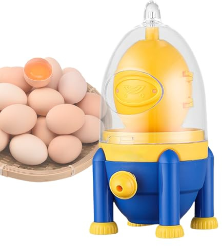 Spinner d' - Manuale di istruzioni con cordino per produttore di uova d'oro | Mixer in silicone Shaker In-Shell | Gadget per sodo - Cucina Colazione Cottura Cottura Picnic Viaggio