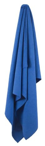 Lifeventure MicroFibre Travel Towel — Compact, Lightweight Quick-Dry Sports & Beach Towel, Sand-Free Design, Large, Blue
