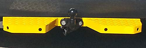 Heavy duty towstep towbar mounted double rear step van, 4x4, Commercial Yellow