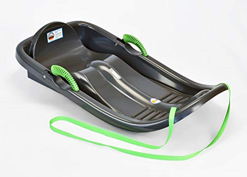 KHW Unisex Jugend Snow Bird de Luxe Schlitten, anthrazit, 96x54x20 cm