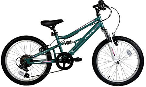 Dallingridge Melody 20 Girls Full Suspension Mountain Bike - Metallic Teal/White
