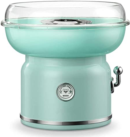 SZAJOR Cotton Candy Maker, Household Professional Candy Floss Machine, Hard Sugar Candy Floss Maker, for Kids Birthday Party Festival Gift,Green