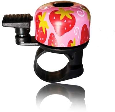 laeeyin Fahrradklingel Mini Fahrrad Klingel Laut Für MTB Rennrad Radfahren, 120 db Fahrradglocke Knackiger Sound Laut für Erwachsene Kinder Jungen Mädchen (Rosa)