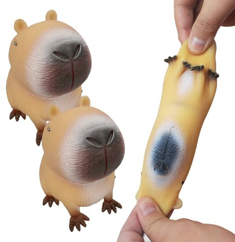 Kapybara-Kugelfisch Anti Stress Stressbälle Stress Squeeze Spielzeug Squeeze Toy Squeeze Ball Squeeze Spielzeug Anti Stress Spielzeug für Erwachsene und Kinder (2)
