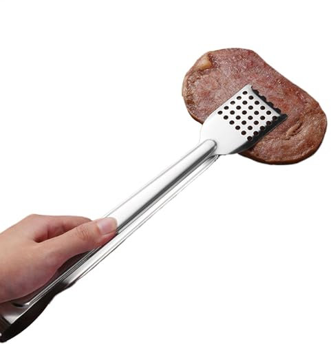 Pinzas para asar salchichas para barbacoa, pinzas para asar salchichas, pinzas de acero inoxidable, pinzas para asar a la parrilla para bufés, bodas
