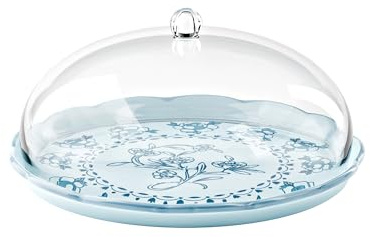 Guzzini - Set Tortiera in melamina Josephine 'Table Decor' (Celeste Polvere)