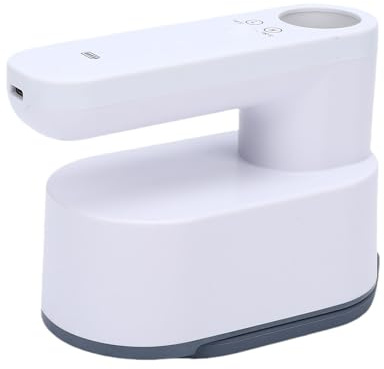 Alomejor Máquina de Planchar Inalámbrica de Calentamiento Rápido con Temperatura de 2 Velocidades, Duración de la Batería de 40 Minutos, Fácil de Transportar, para Uso en Seco y Húmedo en el Hogar,