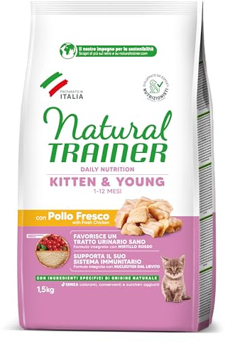 NovaFoods Cibo per Gatti Natural Cat Kitten 1,5KG, 1500 gr