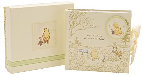 Happy Homewares Winnie The Pooh Album with Images of Pooh, Piglet, Tigger and Eeyore - Officially Licensed