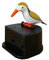 Koowaa Zahnstocherhalter Spender, automatische Vogel Zahnstocher Box Vogel Specht Zahnstocher Spender Tisch Zahnstocher Fall Aufbewahrung für Zuhause, Büro, Coffee Shop