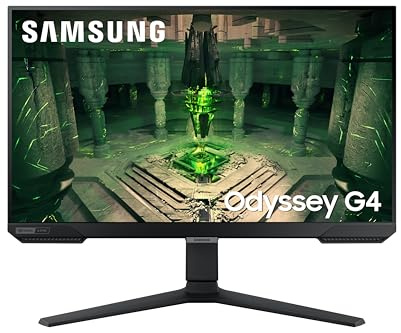 Samsung Odyssey G4 LS27BG400EUXXU 27 Inch 240 Hz 1 ms IPS Full HD Gaming Monitor - 240 Hz, 1 ms, 2 x HDMI, Displayport, Height Adjust