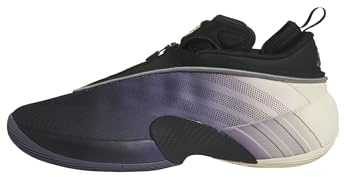 Adidas Scarpe da basket unisex D.o.n Issue 7, nero/preloved viola/calda vaniglia, 40,5 EU