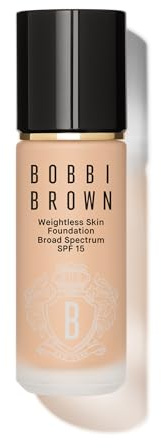 Bobbi Brown Weightless Skin Foundation SPF 15 | Oil-Controlling, 24-Hour Hydrating Foundation, Medium Coverage| Natural Matte Finish, 1 Fl Oz, Cool Beige