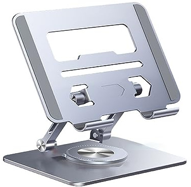 Asukohu Faltbare Tablettenhalterständer 360 ° Rotatierende Notizbuchhalter Halterung Für 4-12 9-Zoll Tabletten Padhalter Legierung