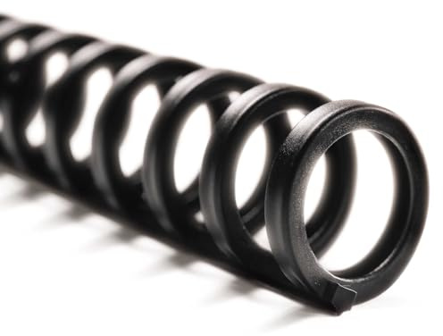 GBC Binding Spines / Spirals / Coils, 5/8 Diameter, 110 Sheet Capacity, ProClick, Black, 100 Pack (2514517)
