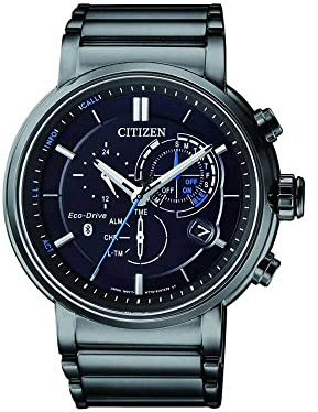CITIZEN Herren Chronograph Solar Uhr mit Edelstahl Armband BZ1006-82E