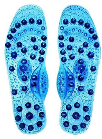 Andy's Orchids 68 Magnetic Massage Insoles, Acupressure Shoe Pads, Pads Therapy Blood Circulation Physiotherapy Foot Massage Relaxation Shoe-Pad (Male)