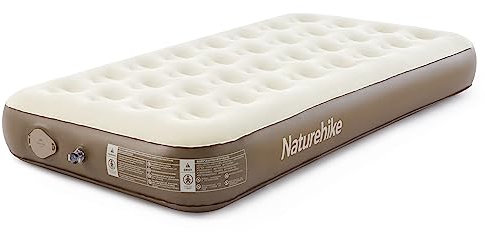 Naturehike Luftmatratze mit integrierter Pumpe, 186x100x25cm selbstauflaufend für Camping & Reisen - Komfort-Matratze für 1 Person mit langlebigem Material und tragbarem Design