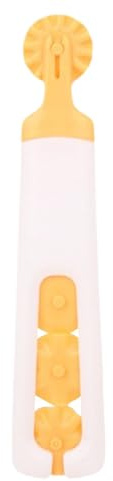 Tagliapasta per pasta per pizza 4 in 1 – Rotella per piegare pasticceria multiuso per cottura al forno e | Utensile da cucina in acciaio inossidabile per pane, biscotti, pasta, tagliatelle e modellatu