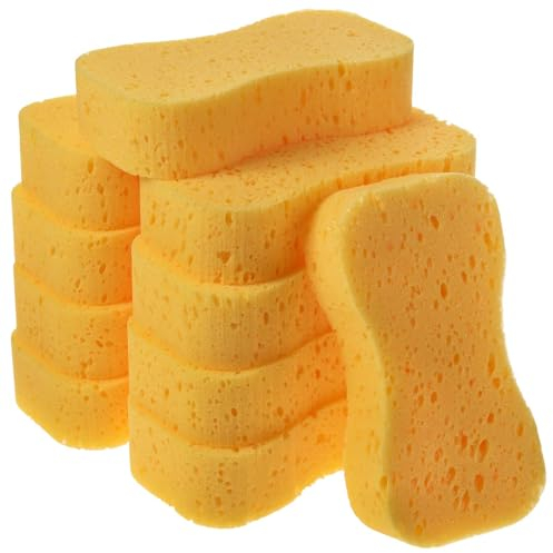 SIDCO Autoschwamm 10 x Universal Schwamm XXL Reinigungsschwamm Fliesenschwamm Pflegeschwamm