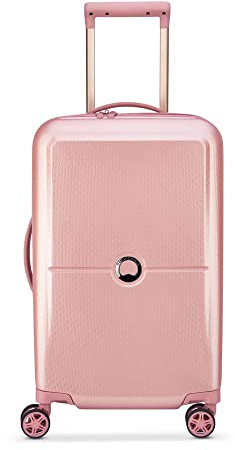 DELSEY Paris - TURENNE - Rigid Cabin Suitcase - 55x35x25 cm - 38 liters - S - Peony