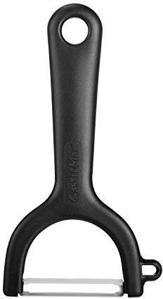 GastroMax - Économe en Forme de Y - Fabriqué en Suède - Préparez Facilement vos Légumes - Éplucheur Conçu pour Vous Faciliter la Vie - 14 cm - Noir - Polypropylène - Accessoires de Cuisine