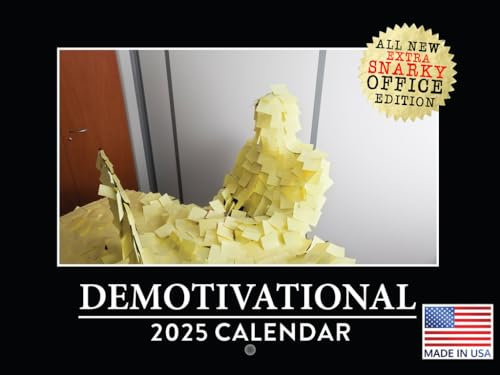Demotivational Calendar 2027 Demotivation Monthly Wall Calender 12 Month