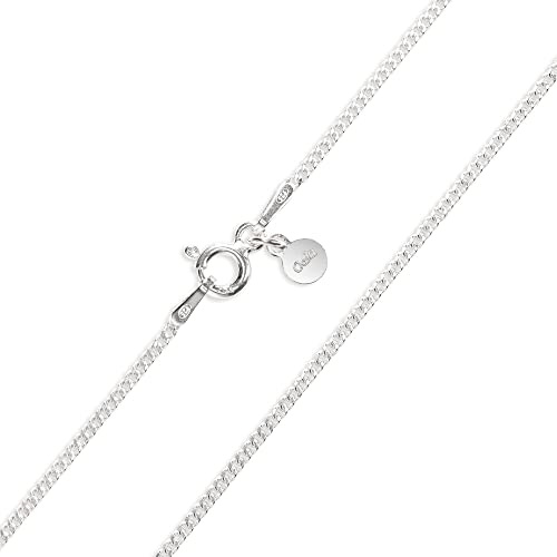 Gold Gala Cadena Barbada en Plata De Ley 925, Collar Made in Italy (45)