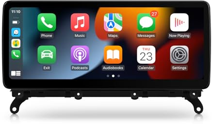 XTRONS 12.3 inch Car Stereo Bluetooth Android Octa Core 4GB+64GB Touch GPS Navigator iDrive System Retained Built-in 4G DSP Car Play Support DAB+ OBD AHD Camera for BMW X3/X4 NBT System