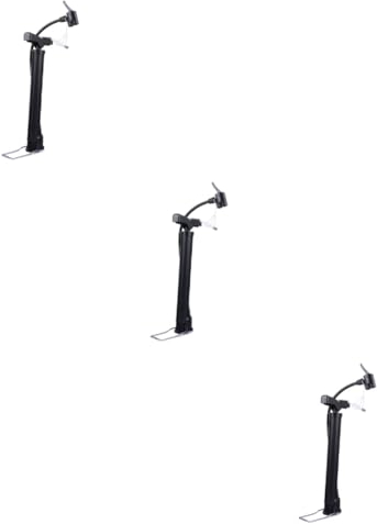 Toddmomy 3st Aufblasvorrichtung Luftpumpe Für Bodenfahrräder Tragbare Reifenpumpe Tragbare Rahmenpumpe Fußballpumpe Autopumpe Für Reifen Tragbar Ferrolegierung Fahrrad Ventilpumpe