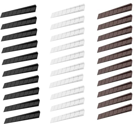 30 Pz Cunei Per Mobili E Armadi, Spessori A Cuneo Con Punti Di Rottura Teorici, Made In Italy, Con Punti Di Rottura Predefiniti, Ideali Per Livellare, Allineare E Stabilizzare Mobili