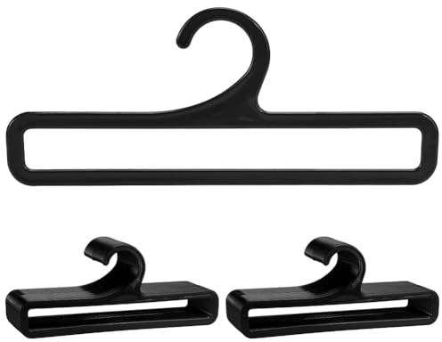 GOMAKERER 100 Pcs Tea Towel Hanger, 7.56 Inch Wide Plastic Scarf Hangers Tea Towel Display Hook for Scarf Tights Leggings Sock Boutiques Shops Retail Display