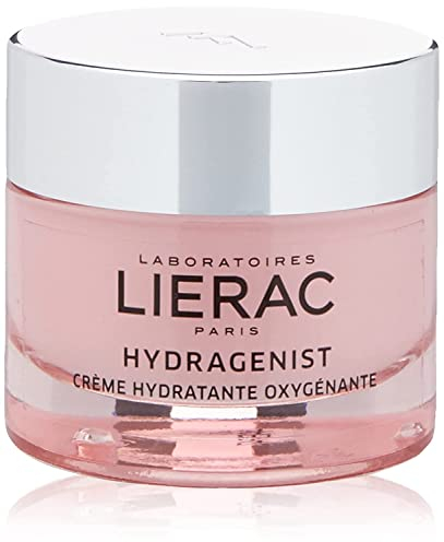 Lierac Hydragenist Crema Viso Idratante Rimpolpante con Acido Ialuronico, Ottimale per Pelle Secca, Formato da 50ml