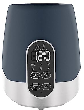 Babymoov Chauffe-biberon et Lait Maternel NutriSmart - Bain Marie/Vapeur - Programmable - Maison & Voiture