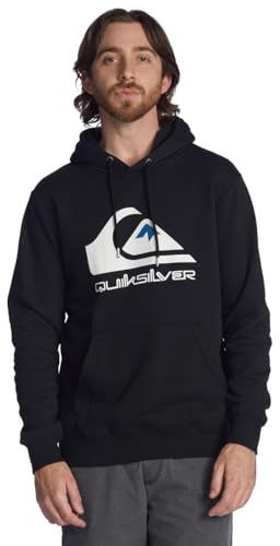 Quiksilver Big Logo - Sudadera con capucha para hombre