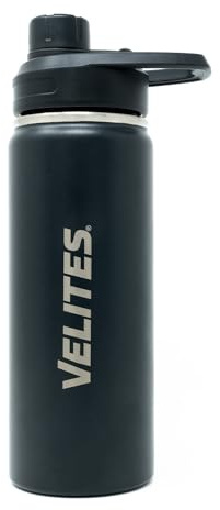 Velites Isothermal Bottle I Stainless Steel Bottle I Preserves Temperature Both Hot and Cold I Capacity 18oz I Includes Shaker Ball